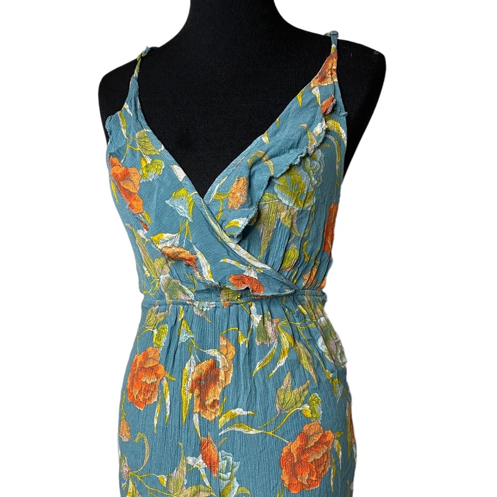 O’Neill Floral Jumpsuit XS Blue Floral - Picture 2 of 6